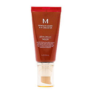 MISSHA M Perfect Cover BB krēms SPF42/PA+++ daudzfunkcionāls BB krēms 25 Silts bēšs 50ml