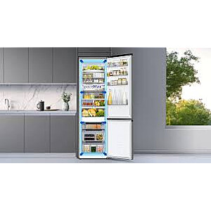 Samsung RB33B610ESA Freestanding 344 L E Graphite, Metallic