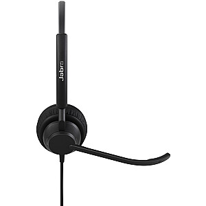 Jabra Engage 40, ausinės (juoda, stereofoninė, UC, USB-A, Inline Link)