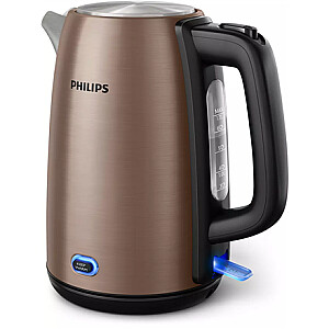 Philips | Kettle | HD9355/92 Viva Collection | Electric | 1740-2060 W | 1.7 L | Stainless steel | 360° rotational base | Copper