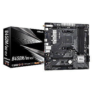 Asrock motininė plokštė B450M/AC R2.0