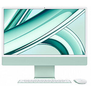 24 collu iMac: M3 8/10, 8 GB SSD, 256 GB — zaļš