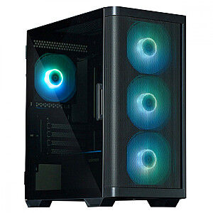 Корпус M4 BLACK mATX Mini Tower 4 вентилятора ARGB