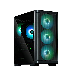 Корпус M4 BLACK mATX Mini Tower 4 вентилятора ARGB