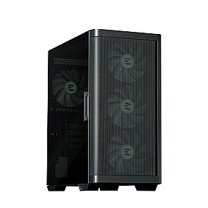 M4 BLACK korpuss mATX Mini Tower 4 ventilatori ARGB