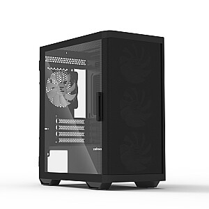 M4 BLACK korpuss mATX Mini Tower 4 ventilatori ARGB