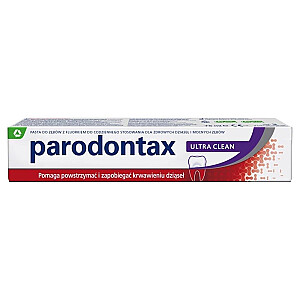 PARODONTAX Ultra Clean zobu pasta ar fluoru smaganu asiņošanai 75 ml