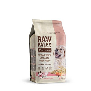 VetExpert Raw Paleo Healthy Grain Salmon&Barley Puppy - Сухой корм для собак - 2кг