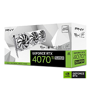 Видеокарта GeForce RTX 4070 Ti SUPER 16GB VERTO OC WHITE