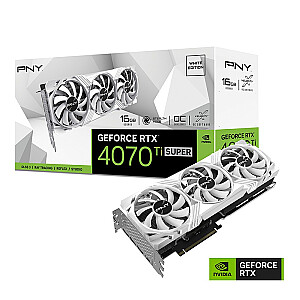 Видеокарта GeForce RTX 4070 Ti SUPER 16GB VERTO OC WHITE