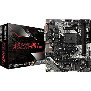 ASRock A320M-HDV R4.0 AMD Socket AM4 Motherboard