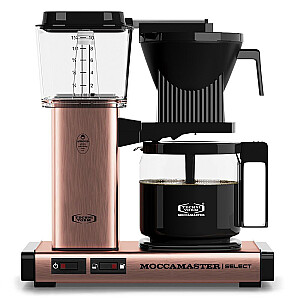 Moccamaster KBG Select Copper pilnībā automātiskā filtrētā kafijas automāts 1.25 L