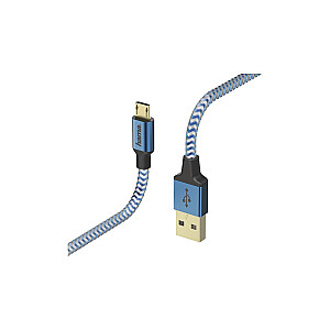 Hama 00178289 Cable USB 1,5 m USB 2.0 USB A Micro-USB B Blue