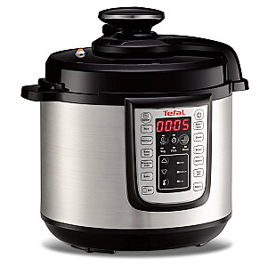 Tefal FAST & DELICIOUS CY505E10 электрическая кастрюля под давлением 6 Л черный, нержавеющая сталь 1100 Вт