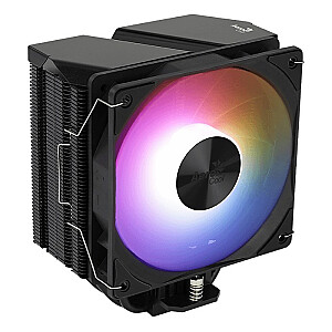 Aerocool Rime 4 procesora gaisa dzesētājs 12 cm melns 1 gab.