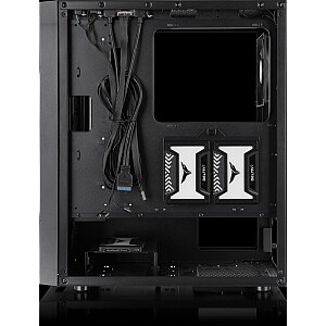 Корпус Versa XM1 Black Steel с вентилятором 120 мм USB3.0 - черный