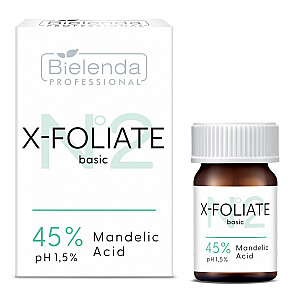 BIELENDA PROFESIONĀLIE X-Foliate Basic mandeļu skābe 45% 5ml