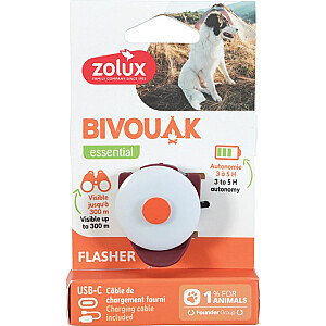 Подвеска на ошейник ZOLUX BIVOUAK красная с USB