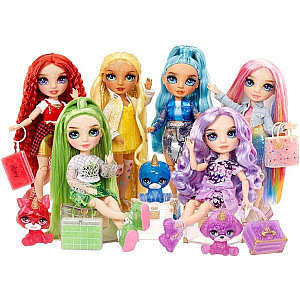 Lelle MGA Rainbow High Classic Doll Skyler ar gļotām un mājdzīvnieku 28 cm 120216