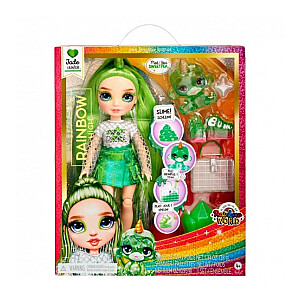 Lelle MGA Rainbow High Classic Doll Jade ar gļotām un mājdzīvnieku 28 cm 120193