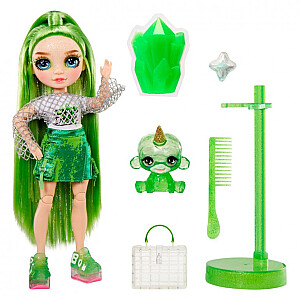 Lelle MGA Rainbow High Classic Doll Jade ar gļotām un mājdzīvnieku 28 cm 120193