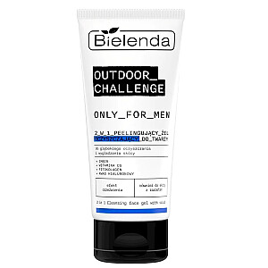 BIELENDA Only For Men Outdoor Challenge peelingujący 2w1 żel oczyszczający do twarzy 150g