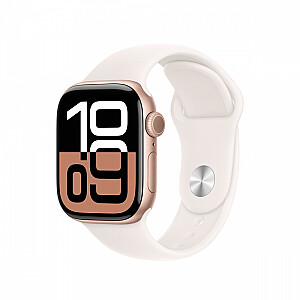 Sporta siksna maigā rozā krāsā 42 mm korpusa uzmavai - izmērs S/M