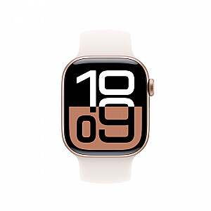 Sporta siksna maigā rozā krāsā 42 mm korpusa uzmavai - izmērs S/M