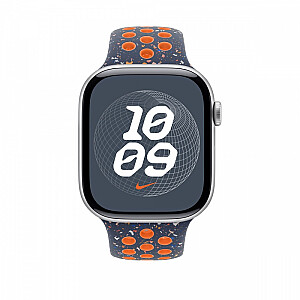 Nike sporta josta zilā liesmā 46 mm korpusam - izmērs M/L