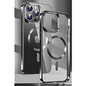 Swissten Clear Jelly Magstick Metallic Case Aizsargapvalks Priekš Apple iPhone 16 Pro Max