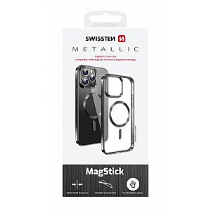 Swissten Clear Jelly Magstick Metallic Case Aizsargapvalks Priekš Apple iPhone 16 Pro Max