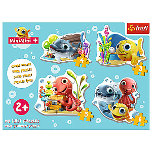 Puzlis TREFL BABY PUZZLE Classic Zivtiņas MiniMini 2+ T36125