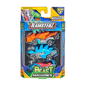 TEAMSTERZ Beast Machine automašīnu 3-paka, 7,5 cm