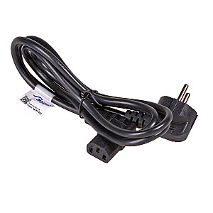 Power Cable Akyga AK-PC-02A Angle CCA CEE 7|7 | IEC C13 1.5 m