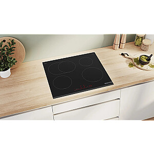 Bosch Serie 6 PIF631HB1E kaitlentė Juoda Įmontuojama 60 cm Zonos indukcinė kaitlentė 4 zona(s)