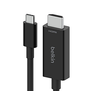 Belkin AVC012bt2MBK 2 m USB Type-C HDMI Juoda