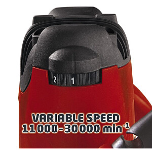 Einhell RT-RO 55 jaudas maršrutētājs 1200 W 11000 - 30000 apgr./min Pelēks, Sarkanā