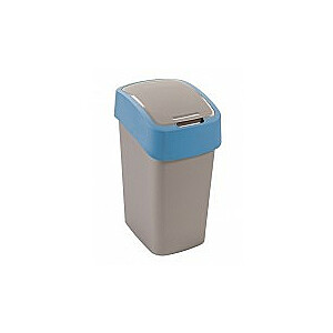 Урна для мусора Flip Bin 10L серебристый / синий