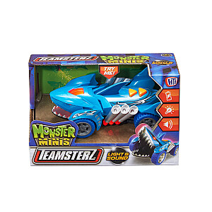 TEAMSTERZ Mighty Machine haizivs automašīna ar gaismas un skaņas efektiem, 12,5 cm