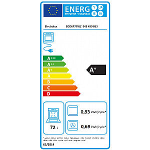 Cepeškrāsns Electrolux EOD6P77WZ