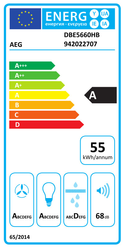 Вытяжка AEG DBE5660HB