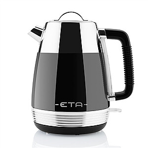 Чайник ETA Storio ETA918690020 Standard, 2150 Вт, 1,7 л, нержавеющая сталь, вращающееся основание на 360 °, черный