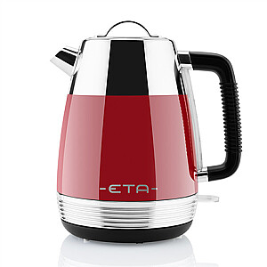 Чайник ETA Storio ETA918690030 Standard, 2150 Вт, 1,7 л, нержавеющая сталь, вращающееся основание на 360 °, красный