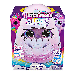 HATCHIMALS Interaktīvā rotaļlieta Hatchimals Alive Pufficorn