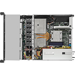 Asrock 1U4L2E-B650 RPSU server barebone AMD B650 Socket AM5 Rack (1U) Pilka