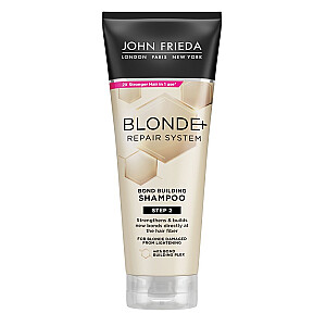 JOHN FRIEDA šampūnas Blonde+ Repair Bond Building plaukų šampūnas 250 ml