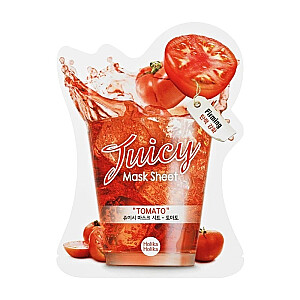 HOLIKA HOLIKA Juicy Mask Sheet Tomato rekuperējoša-atjaunojoša maska ar tomātu ekstraktu