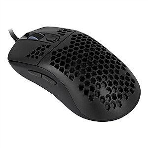 Игровая мышь Arozzi Favo Ultra Light, светодиодная подсветка RGB, черная, игровая мышь