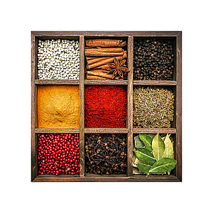 Foto glezna 30x30 Spices box GL-18369