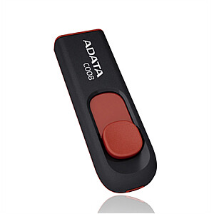 ADATA C008 8 ГБ, USB 2.0, черный / красный